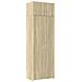 Lusso Casadino -  Armadietto Rovere Sonoma 70x42,5x225 Cm In Legno Multistrato - Foto miniatura 1