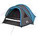 Tenda da Campeggio a Cupola per 4 Persone Blu Impermeabile - Foto miniatura 3