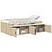 Struttura letto con contenitore Rovere Sonoma 90x200 cm - Foto miniatura 1