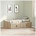 Struttura letto con contenitore Rovere Sonoma 90x200 cm - Foto miniatura 2