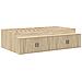 Struttura letto con contenitore Rovere Sonoma 90x200 cm - Foto miniatura 3