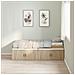 Struttura letto con contenitore Rovere Sonoma 90x200 cm - Foto miniatura 4