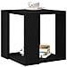 Tavolino da caffè Rovere nero MDF 32 x 32 x 30 cm Semplice - Foto miniatura 3