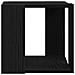 Tavolino da caffè Rovere nero MDF 32 x 32 x 30 cm Semplice - Foto miniatura 6