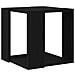Tavolino da caffè Rovere nero MDF 32 x 32 x 30 cm Semplice - Foto miniatura 7