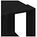 Tavolino da caffè Rovere nero MDF 32 x 32 x 30 cm Semplice - Foto miniatura 8