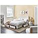 Letto Con Cassetti Contenitori Bouclé Soutrin 160 X 200 Cm Bianco Sporco - Foto miniatura 1
