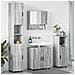 Set di mobili per il bagno 4 pcs Grigio sonoma 61 x 35 x 64 cm - Foto miniatura 2