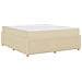 Struttura letto con materasso Crema 180 x 200 cm Tessuto - Foto miniatura 1