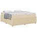 Struttura letto con materasso Crema 180 x 200 cm Tessuto - Foto miniatura 4