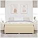 Struttura letto con materasso Crema 180 x 200 cm Tessuto - Foto miniatura 5