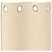Tende con tende 2 pcs Crema Poliestere - Foto miniatura 5