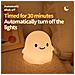 Luce Notturna Fantasma Multicolore - Tocco Morbido In Silicone, Ricaricabile, Funzione Timer - Foto miniatura 7