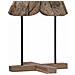 Albero di Natale Marrone 120 cm Legno massello di teak - Foto miniatura 8