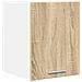 Armadio pensile Riga Quercia Sonoma e Bianca 30 x 31 x 40 cm - Foto miniatura 1