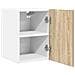 Armadio pensile Riga Quercia Sonoma e Bianca 30 x 31 x 40 cm - Foto miniatura 5