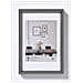 Steel Style Cornice In Plastica 30x45 Acciaio - Foto miniatura 1