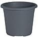 Vaso Cylindro Antracite Ø 60cm 72l - Fioriera Grande Da Giardino E Interno - Foto miniatura 1