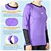 Rashguard casual femminile L /S, Ultra viola /nero - L - Foto miniatura 5