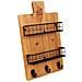Appendiabiti Con Ripiani In Legno E Metallo Marrone 23x6,5x38,5h - Foto miniatura 1