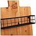 Appendiabiti Con Ripiani In Legno E Metallo Marrone 23x6,5x38,5h - Foto miniatura 5