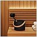 Set di Accessori per Sauna 2 pcs Nero - Foto miniatura 3