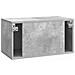 Mobile Porta TV da Muro Grigio Cemento 59,5 x 31 x 30 cm - Foto miniatura 6