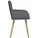 Sedie da pranzo 6 pcs Tessuto Grigio Scuro 56,5 x 50 x 87,5 cm - Foto miniatura 4