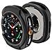 Custodia Nera In Silicone Protettiva Nera Per Samsung Galaxy Watch 8 Classic 46mm Spigen - Foto miniatura 3