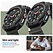 Custodia Nera In Silicone Protettiva Nera Per Samsung Galaxy Watch 8 Classic 46mm Spigen - Foto miniatura 5