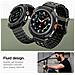 Custodia Nera In Silicone Protettiva Nera Per Samsung Galaxy Watch 8 Classic 46mm Spigen - Foto miniatura 7