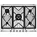 Piano Cottura SR975XGH Victoria a Gas 5 Fuochi Gas Colore Inox - Foto miniatura 3