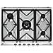 Piano Cottura SR975XGH Victoria a Gas 5 Fuochi Gas Colore Inox - Foto miniatura 1
