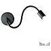 Lampada Da Parete Focus Ap1 Nero Max 1 X 3w Led - 240v - Foto miniatura 1