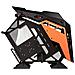 Case Conquer Middle Tower ATX / Micro-ATX / Mini-ITX 2 Porte USB 3.0 Colore Nero / Arancione (Finestrato)  - Foto miniatura 3