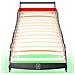 Letto Con Luci Led Per Bambino Auto Da Corsa 90x200 Cm Rosso - Foto miniatura 5