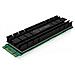 Heat Sink Set For M. 2 2280 Ssd Aluminium 5 Mm Thick - Foto miniatura 1