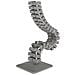 Addit Vertebra Passacavi Sit-stand 372 Colore Argento - Foto miniatura 1