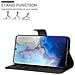 Custodia Compatibile Con Samsung Galaxy S20 In Nero Carbone - Coperchio Protettiva Con Chiusura Magnetica, Funzione Stand E Tasca Per Le Carte - Foto miniatura 3