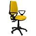 Modello 14 cp - sedia Da Ufficio Ergonomica Con Meccanismo Permanente, Regolabile In Altezza E Ruote Parquet - sedile E Schienale Imbottiti In Tessuto Bali (braccioli Regolabili In Altezza) 109x46x46 Cm Grigio - Foto miniatura 1