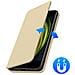 Custodia Iphone Se / 7 / 8 Portacarte Funzione Supporto Similpelle Liscia Oro - Foto miniatura 2