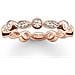 Anello Oro Rosa Con Pietre Bianche Di 54 - Foto miniatura 1
