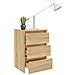Comodini 2 pz Rovere Sonoma 40x35x62,5 cm in Legno Multistrato - Foto miniatura 4
