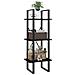 Libreria a 3 Ripiani Nera 40x30x105 cm in Legno Multistrato - Foto miniatura 6