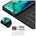 Custodia Compatibile Con Honor View 30 Pro In Nero Carbone - Coperchio Protettiva Con Chiusura Magnetica, Funzione Stand E Tasca Per Le Carte - Foto miniatura 5