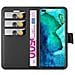 Custodia Compatibile Con Honor View 30 Pro In Nero Carbone - Coperchio Protettiva Con Chiusura Magnetica, Funzione Stand E Tasca Per Le Carte - Foto miniatura 6