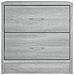 Comodini Grigio Sonoma 2pz 40x30x40 Cm In Legno Ingegnerizzato - Foto miniatura 3