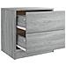 Comodini Grigio Sonoma 2pz 40x30x40 Cm In Legno Ingegnerizzato - Foto miniatura 5