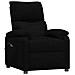 Poltrona Elettrica Reclinabile Nera in Tessuto - Foto miniatura 3