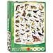 Puzzle Campi E Giardini Con Uccelli (1000 Pezzi) (6000-1259) - Foto miniatura 1